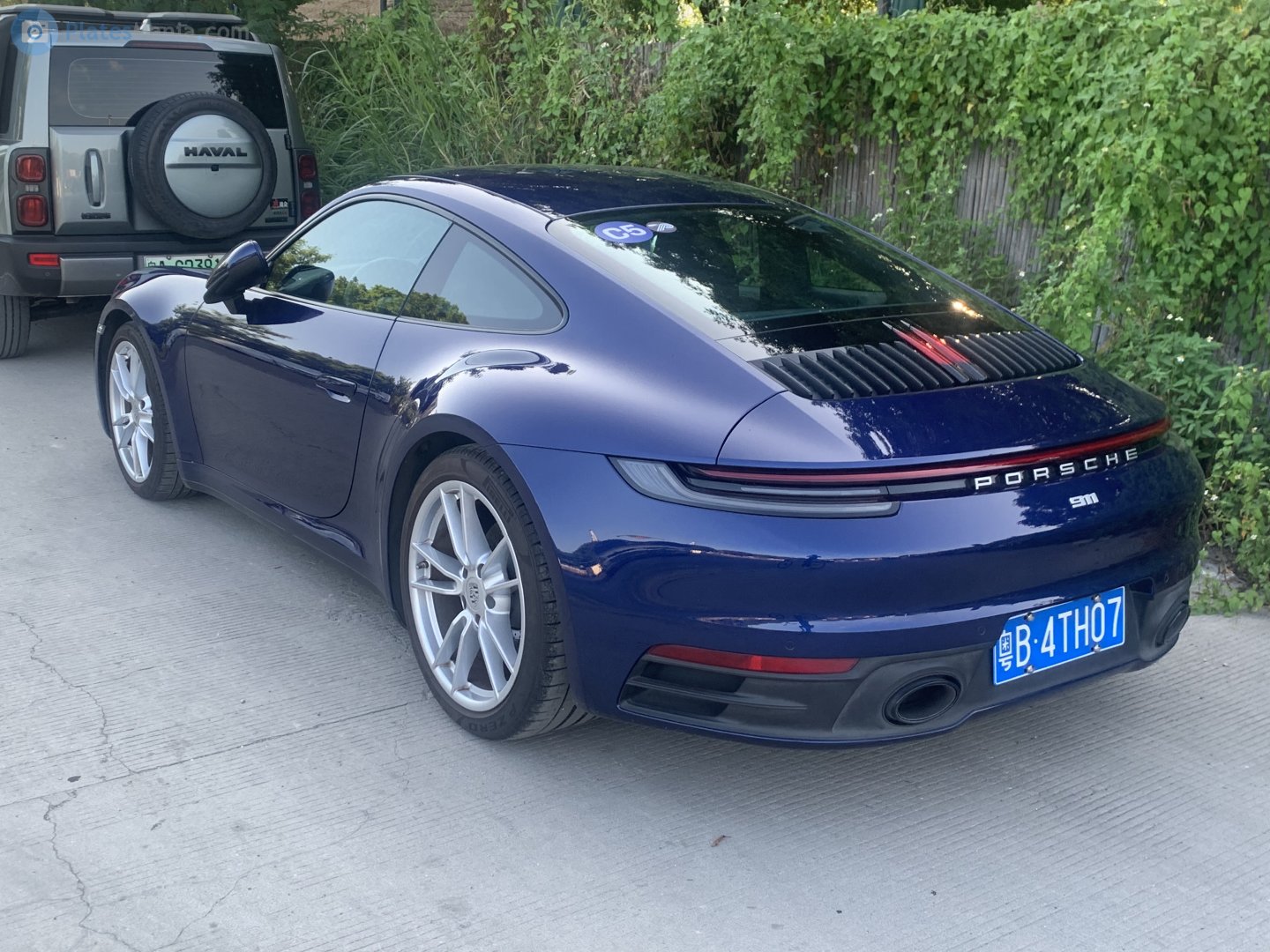 粤B·4TH07, Porsche 911 8th gen Coupé (992.1), 2019–2025
