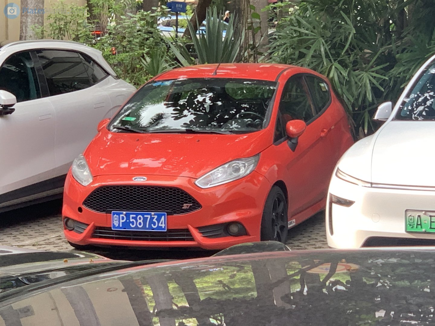 粤P·58734, Ford Fiesta 6th gen 3-door Hatch (B299; JA8), facelift, 2012–2017