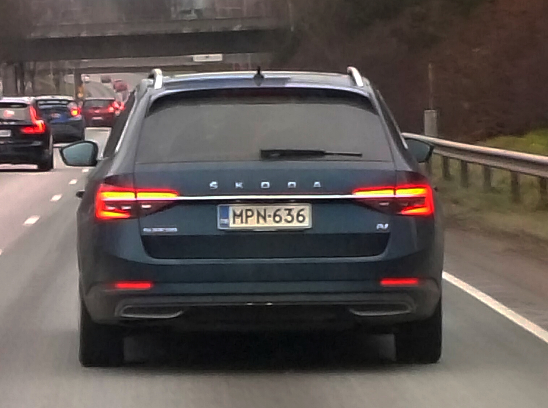 MPN-636, Skoda Superb 3rd gen Combi (B8/3V5), facelift, 2019–2023