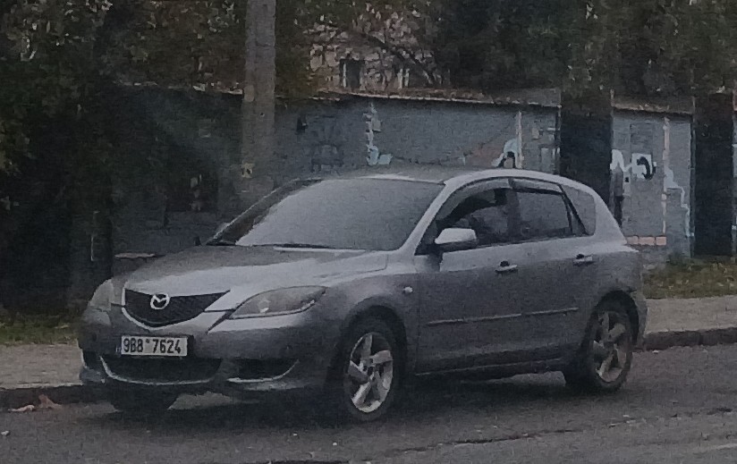 9B8 7624, Mazda 3 1st gen Hatch (BK), 2003–2009