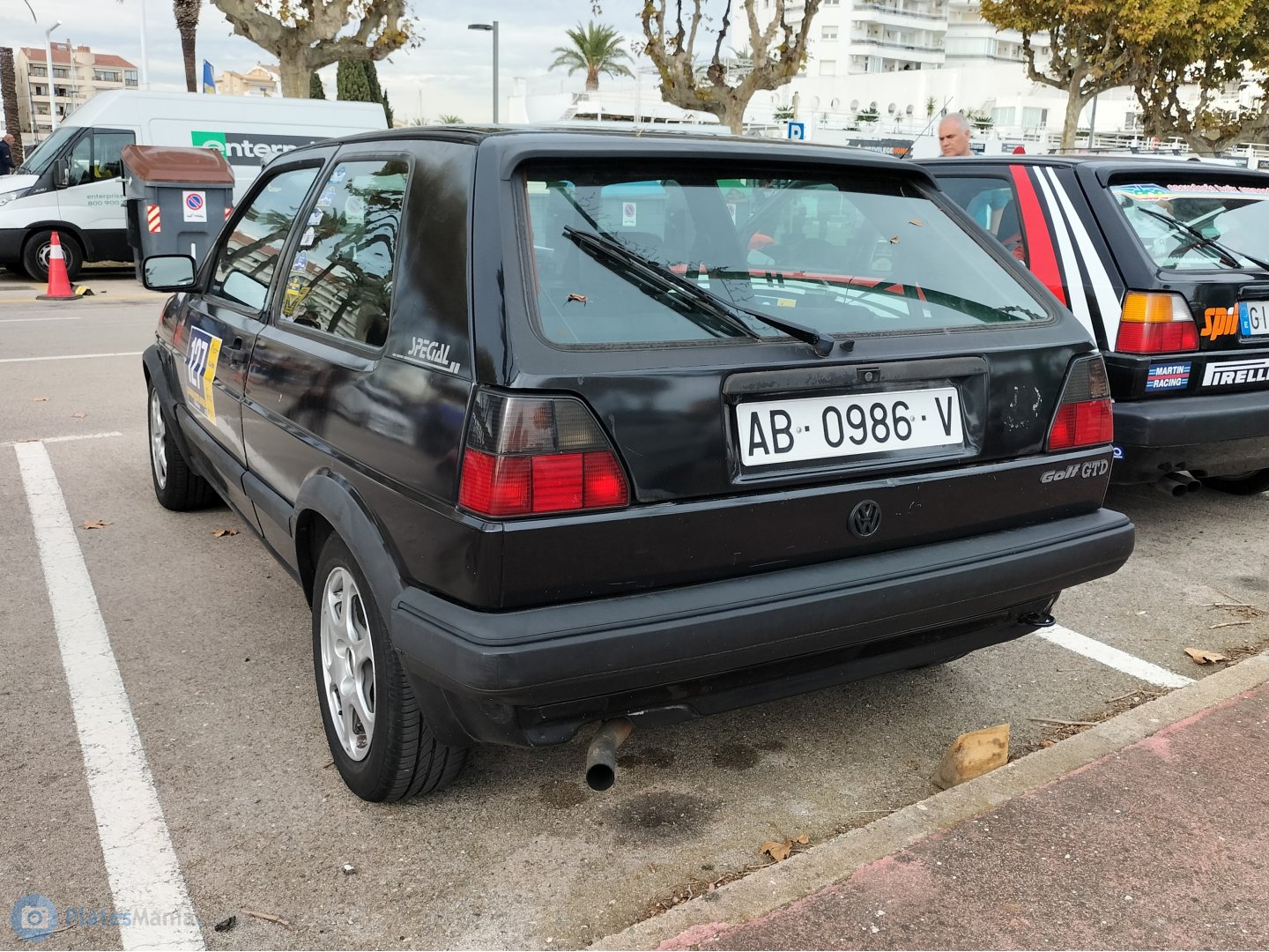 AB 0986 V, Volkswagen Golf 2nd gen 3-door Hatch (19/1G), 1983–1992