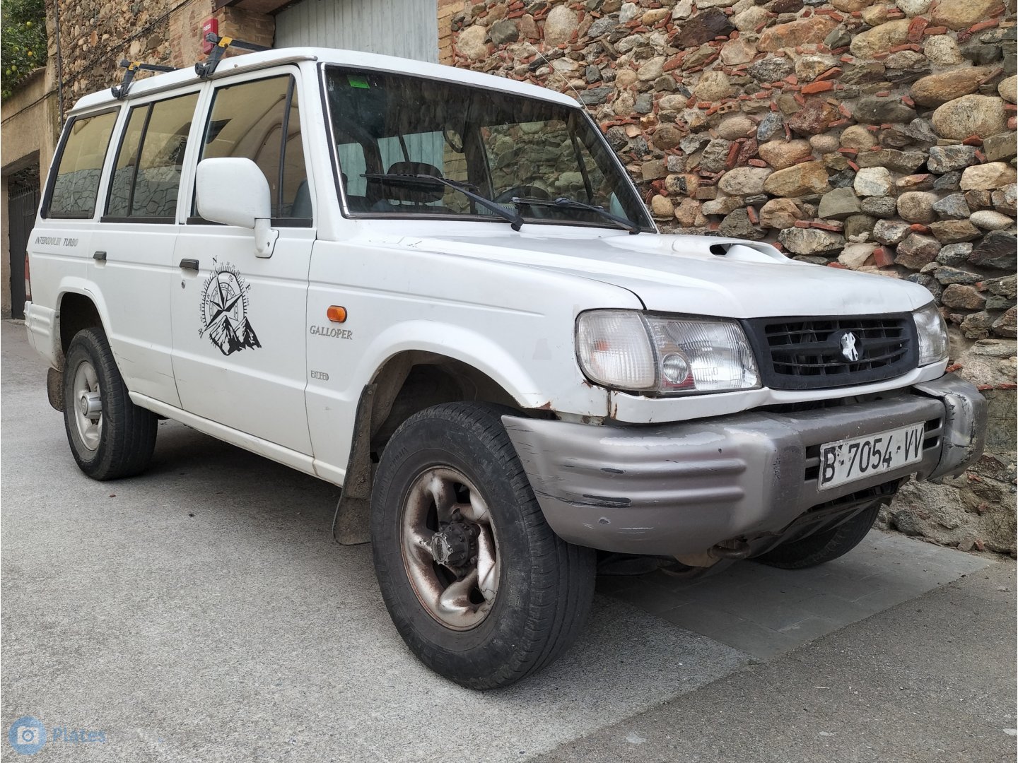 B 7054 VV, Hyundai Galloper 2nd gen 5-door SUV (M), 1997–2004