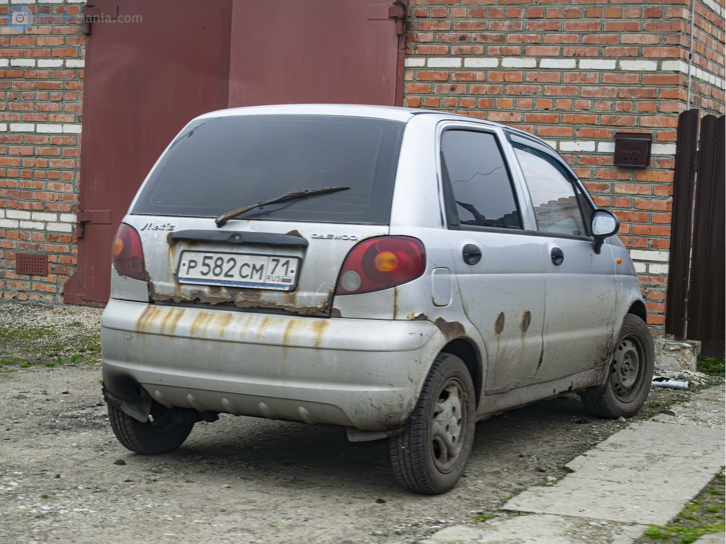 р 582 см 71, Daewoo Matiz 2nd gen (M250), facelift, 2007­–2011
