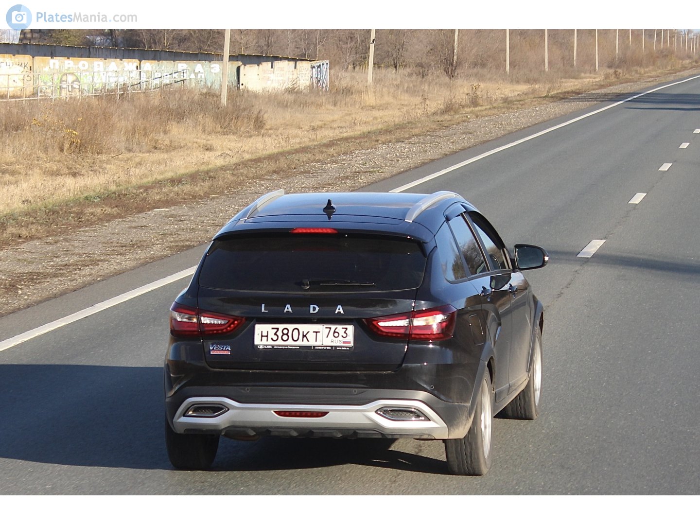 н 380 кт 763, Lada (VAZ) Vesta 1st gen SW Cross (GFK), facelift, 2022–