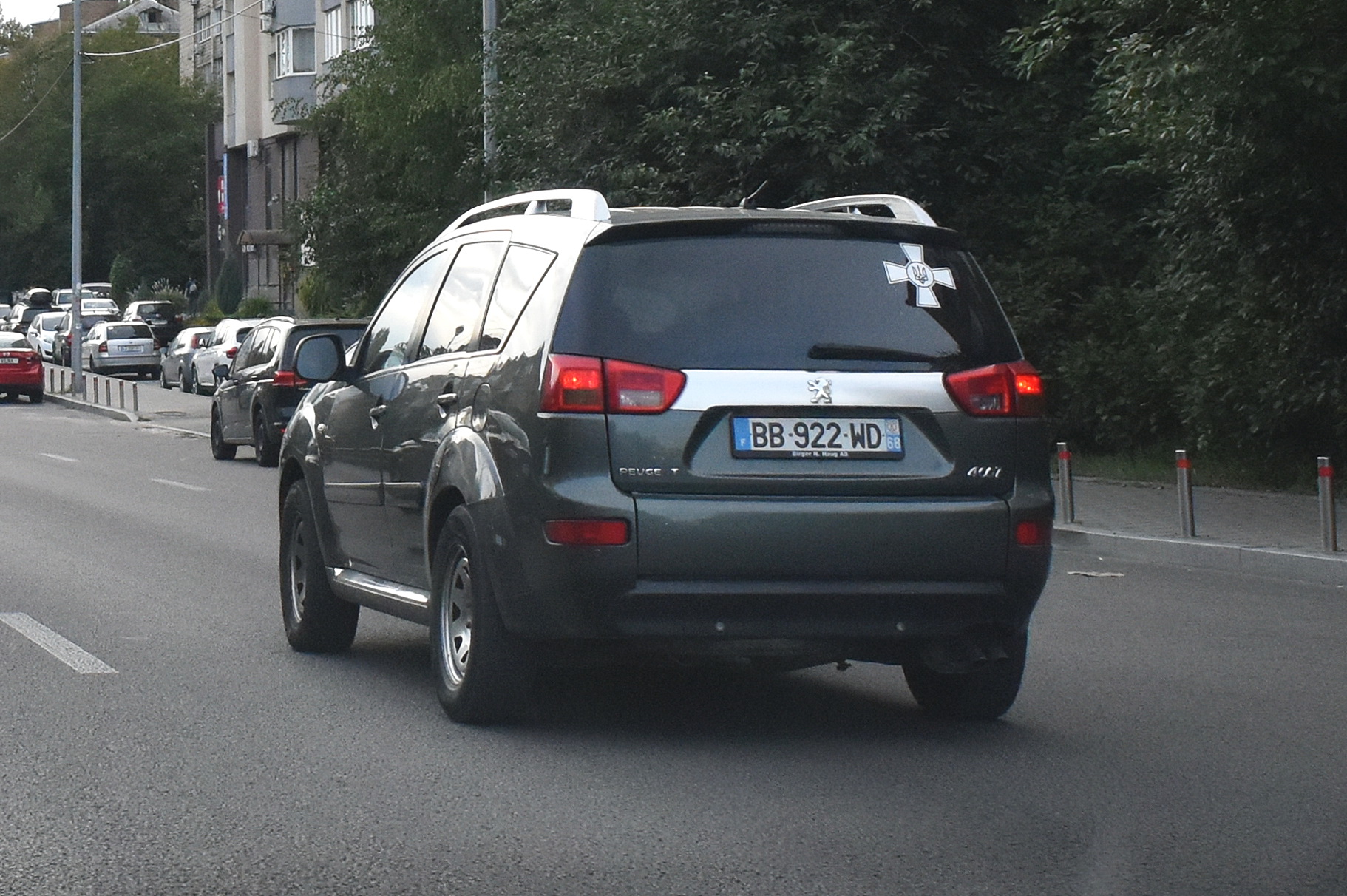 BB-922-WD, Peugeot 4007 1st gen (I3), 2007–2012