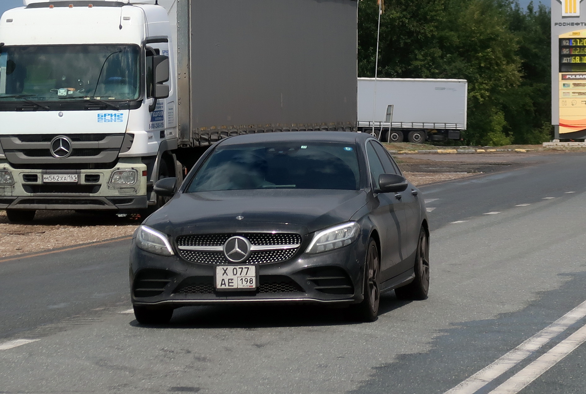 х 077 ае 198, Mercedes-Benz C-Klasse 4th gen Sedan (W205), 2014–2021