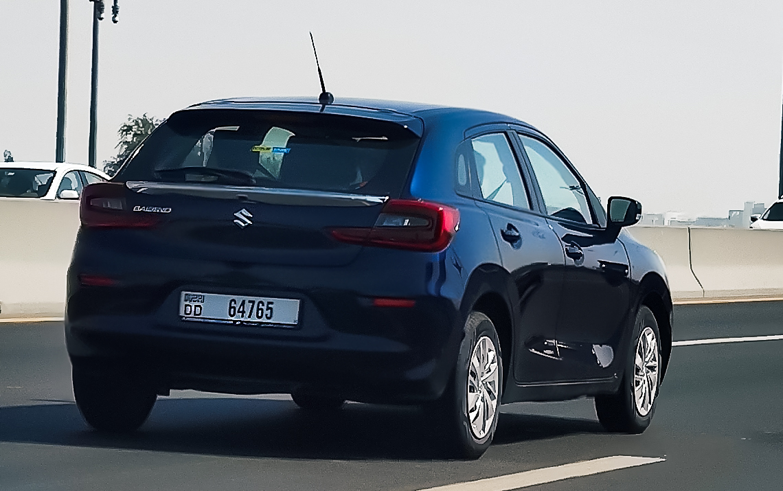 DD 64765, Suzuki Baleno 4th gen (WB), facelift, 2022–