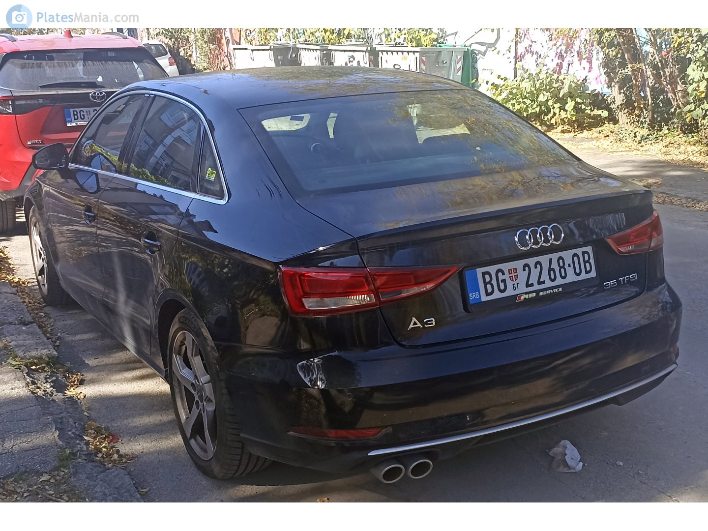 BG 2268-OB, Audi A3 3rd gen Sedan (8VS/8VM), facelift, 2016–2020
