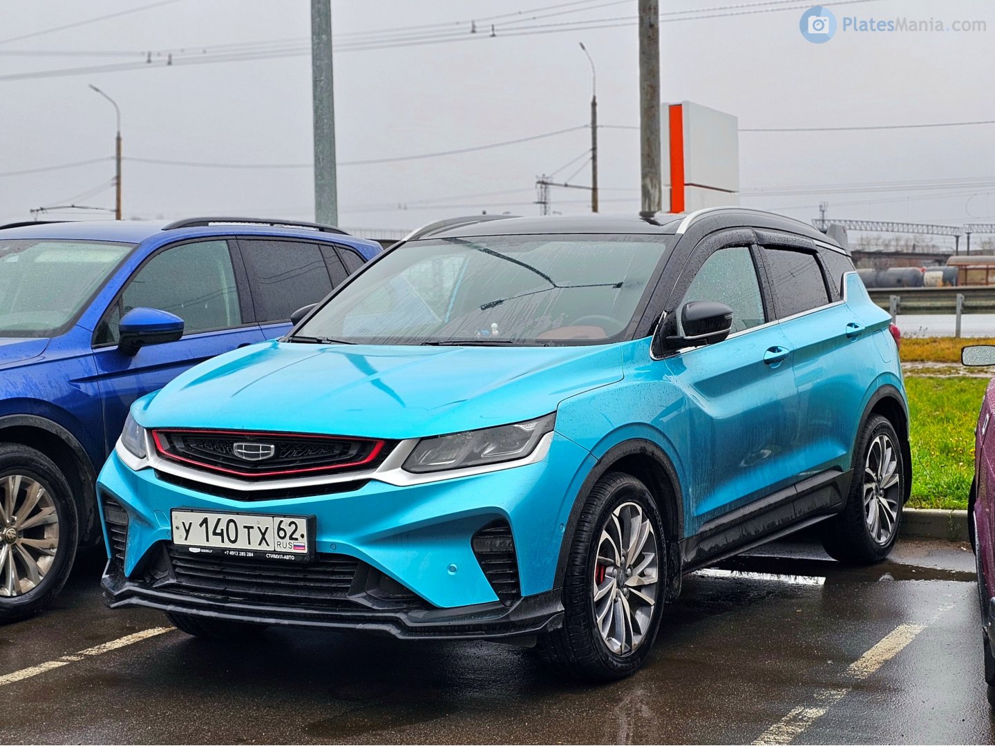 у 140 тх 62, Geely Coolray 1st gen (SX11), 2019–