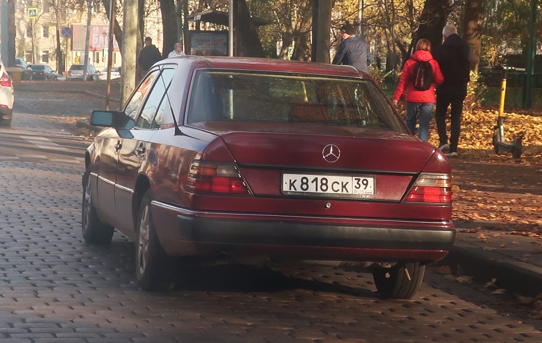 к 818 ск 39, Mercedes-Benz E-Klasse 1st gen Sedan (W124), 1984­–1995
