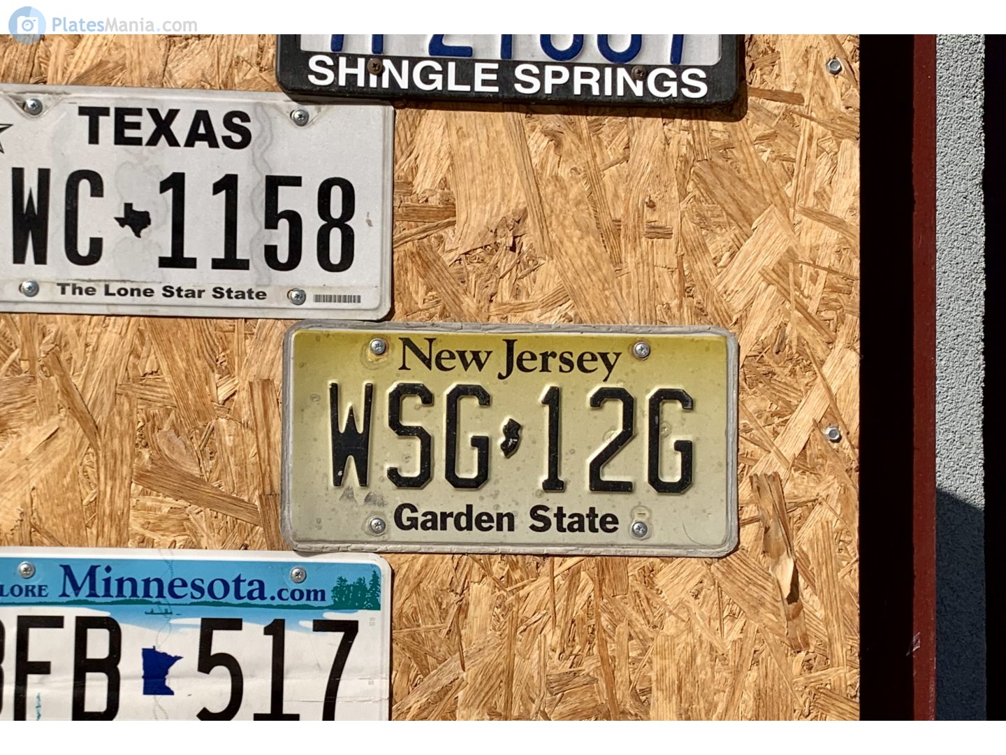 WSG-12G, License plate without vehicle 