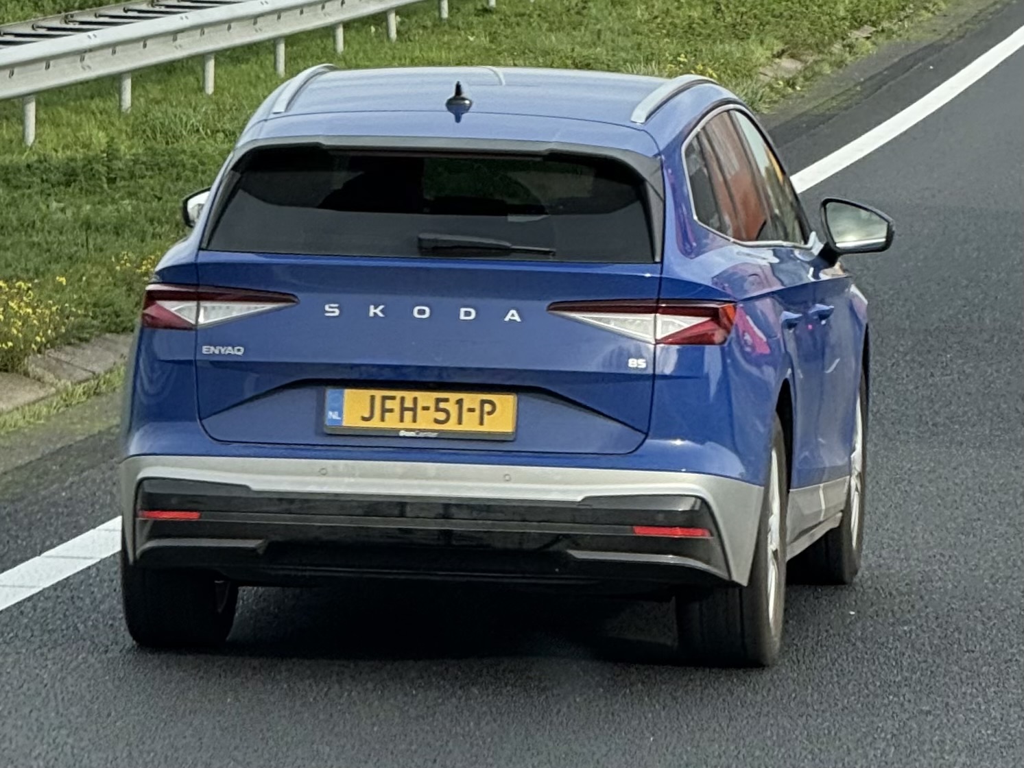 JFH-51-P, Skoda Enyaq 1st gen iV SUV (NY), facelift, 2025–