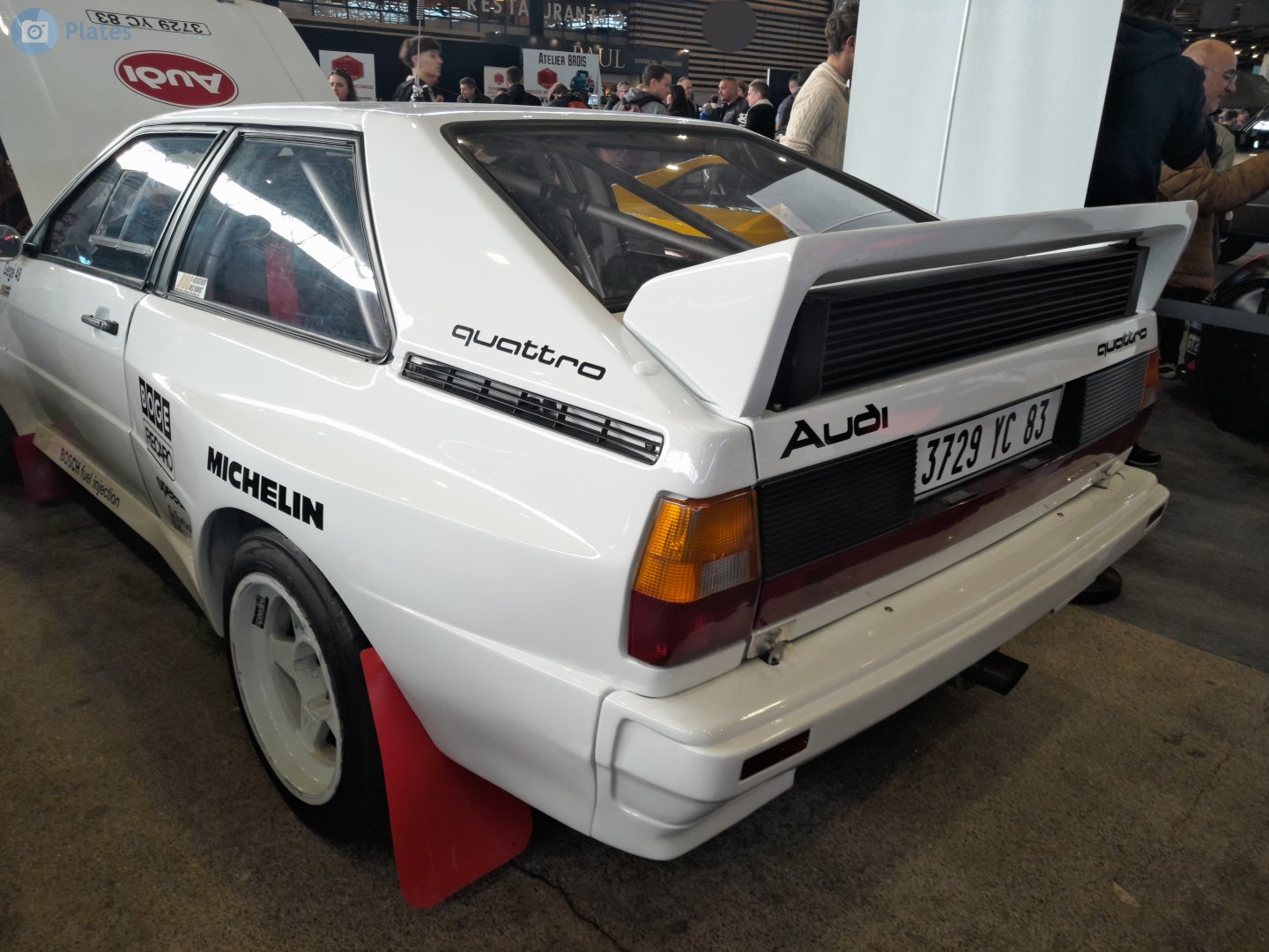 3729 YC 83, Audi Quattro 1st gen (B2/85), 1980–1991