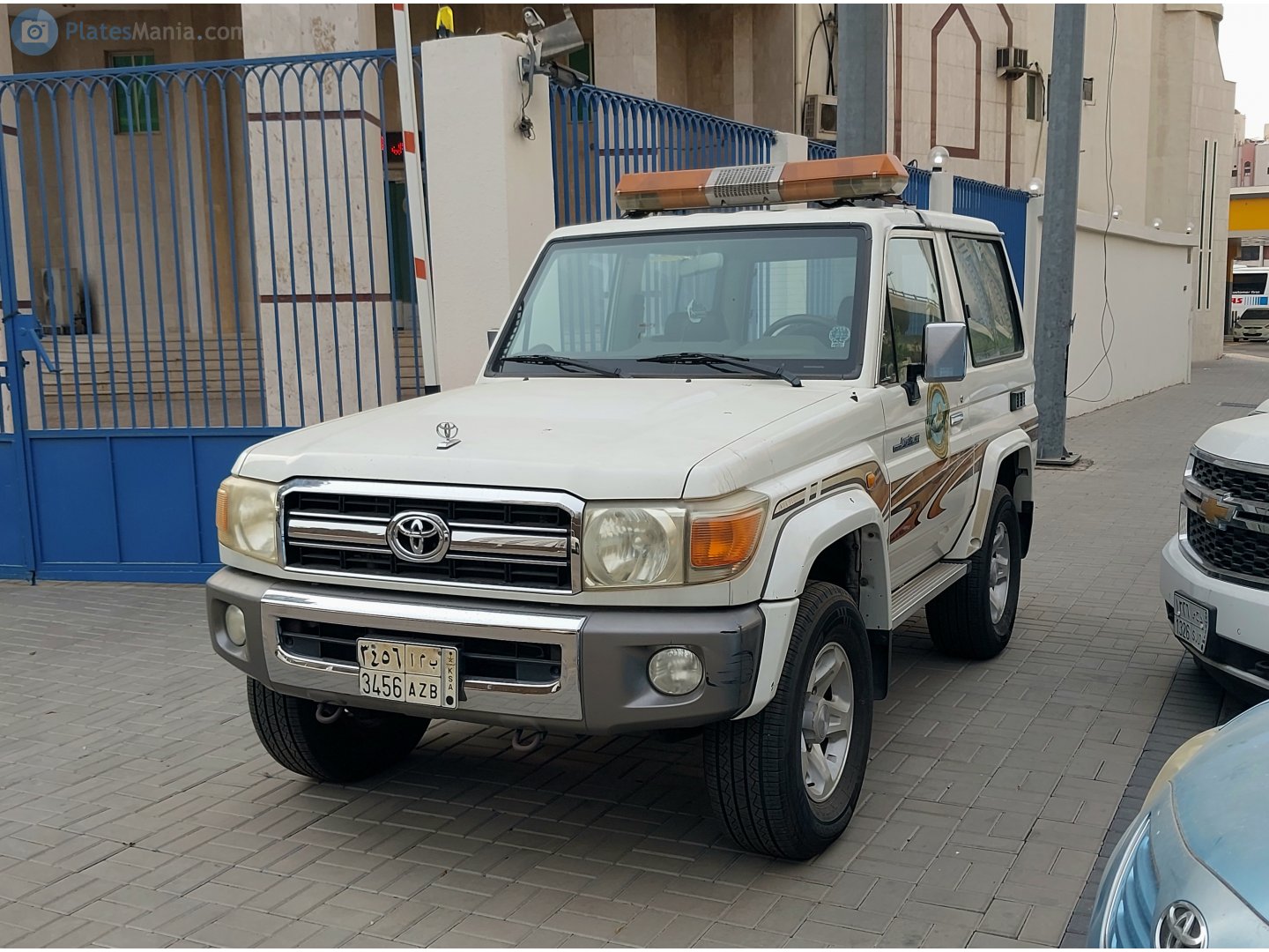 3456 AZB, Toyota Land Cruiser 70 3-door SUV (J70–J74), 1984–2007