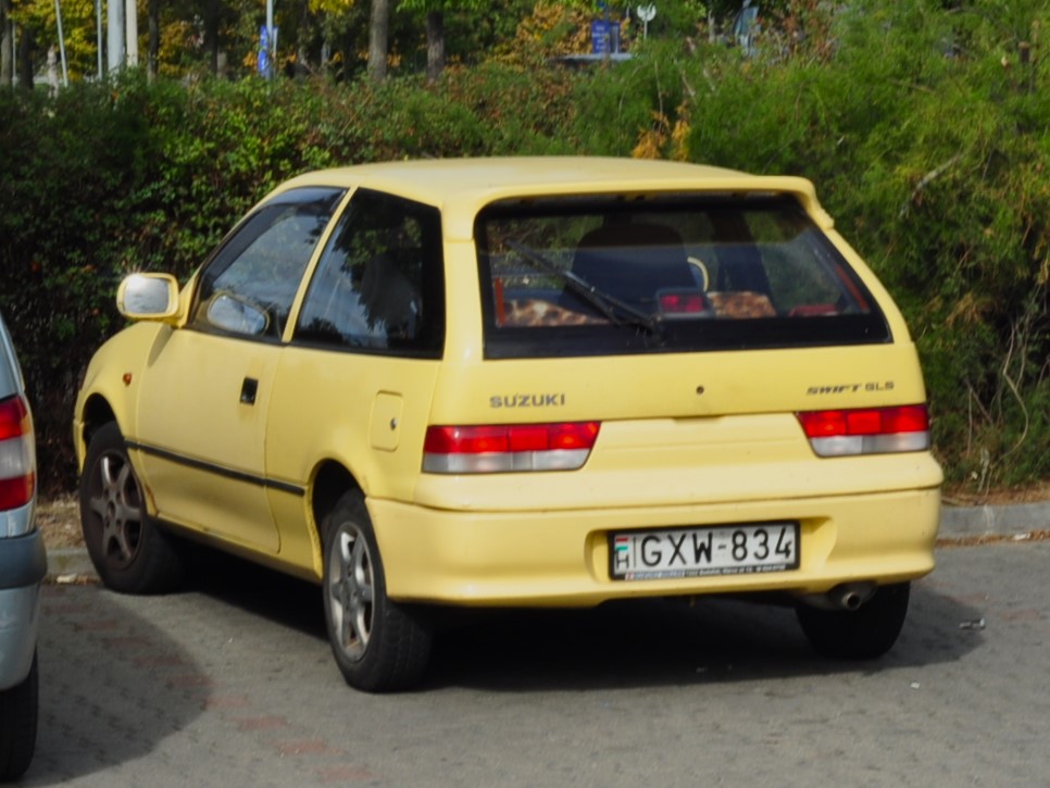 GXW-834, Suzuki Swift 2nd gen 3-door Hatch (SF), facelift, 1996–2004