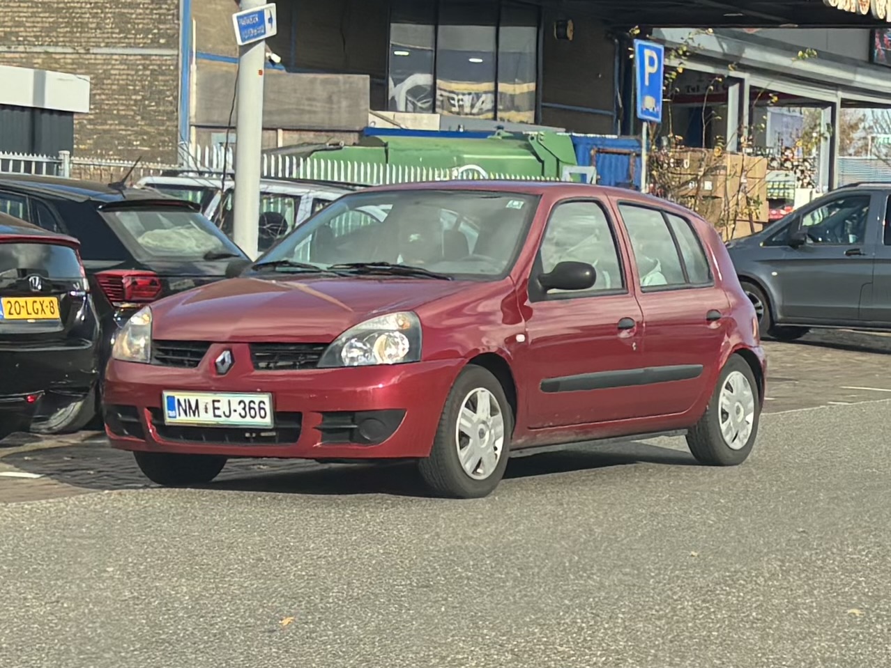 NM EJ-366, Renault Clio 2nd gen (Campus/Mio) 5-door Hatch (B65), 2nd facelift, 2006–2012 (–2016 for LATAM-market)