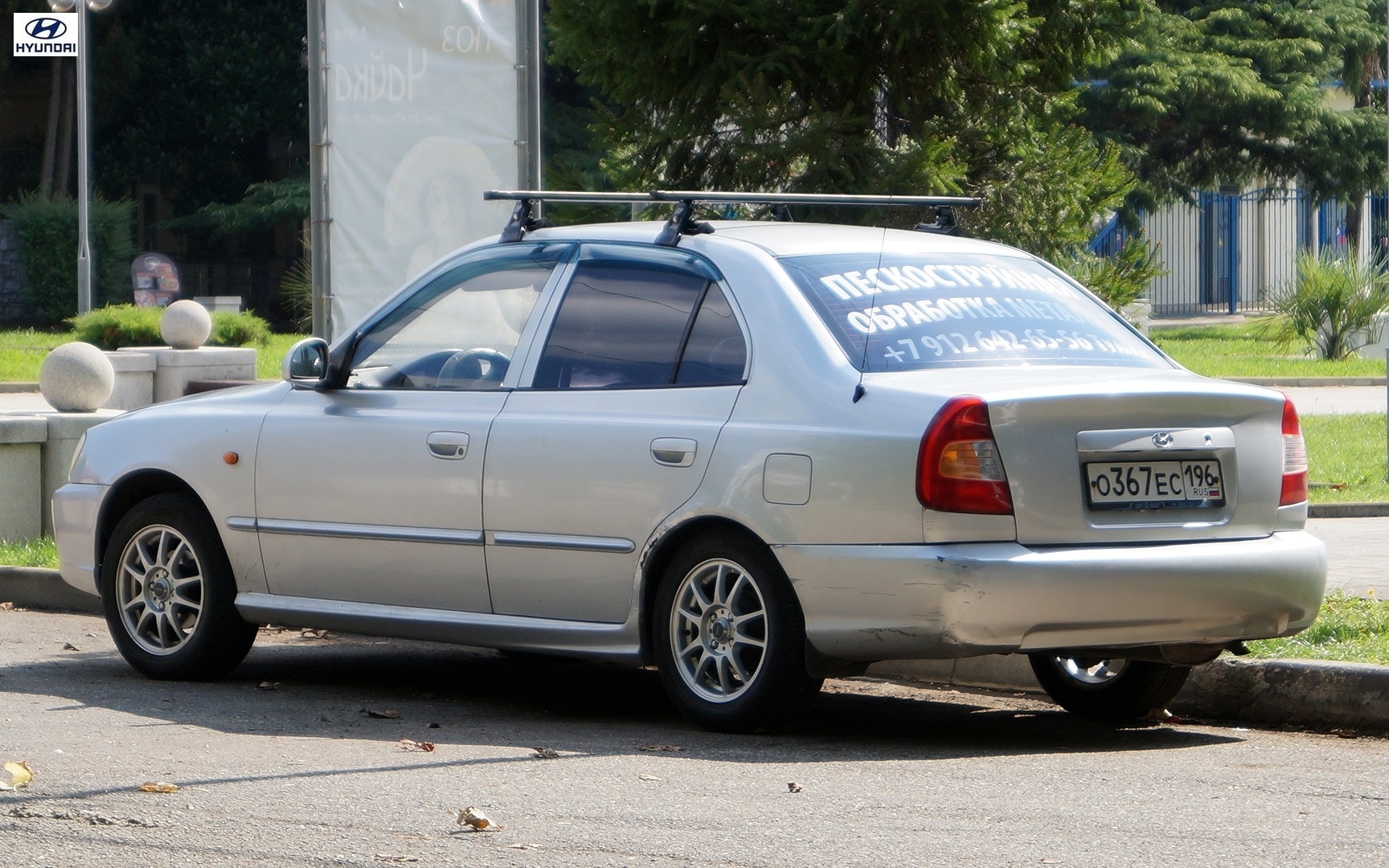 о 367 ес 196, Hyundai Accent 2nd gen Sedan (LC), 1999–2003 (–2016 for others)