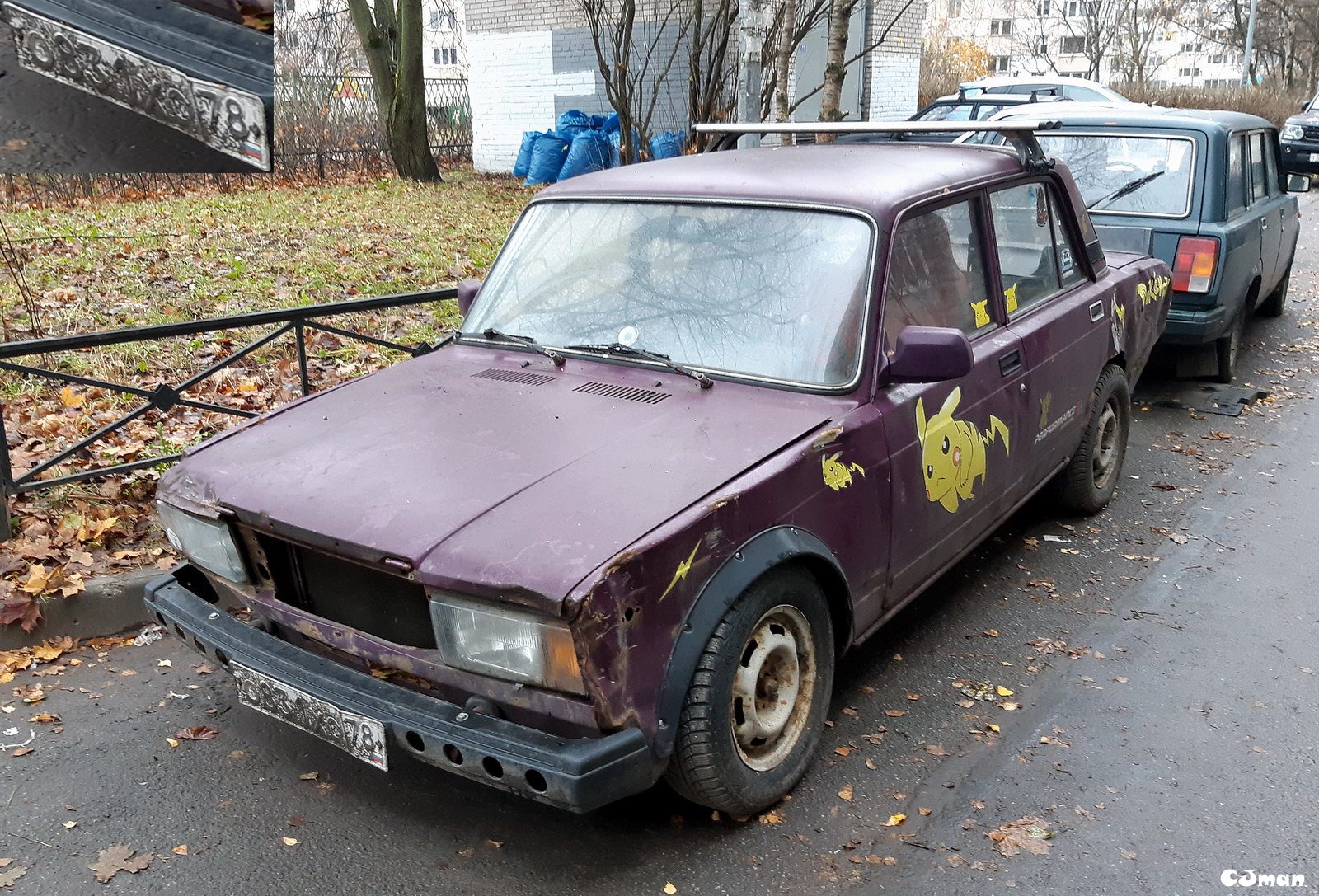 о 831 хо 78, Lada (VAZ) 2107 Жигули (Nova / Riva / Signet / 1500), 1982–2014