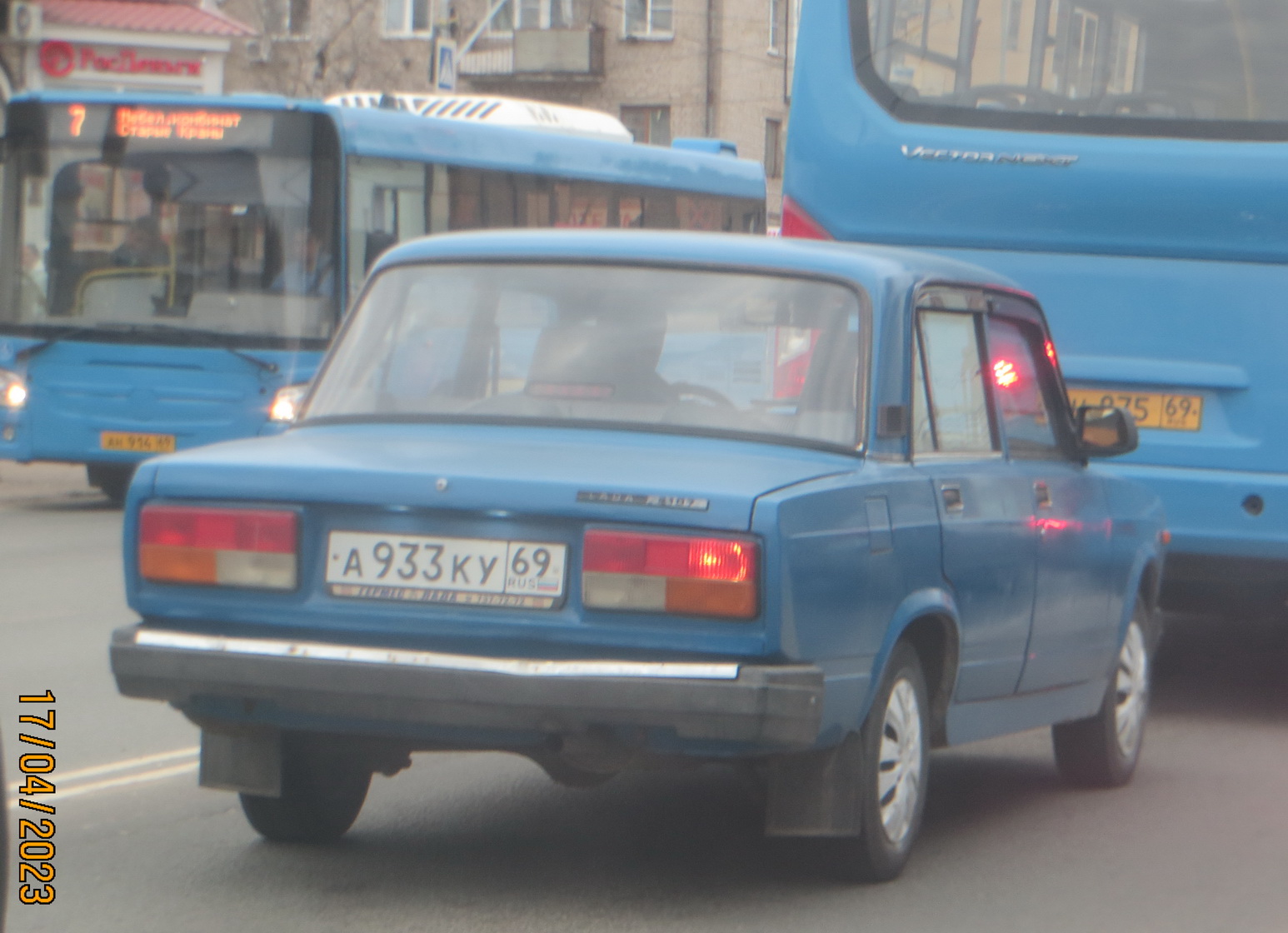 а 933 ку 69, Lada (VAZ) 2107 Жигули (Nova / Riva / Signet / 1500), 1982–2014