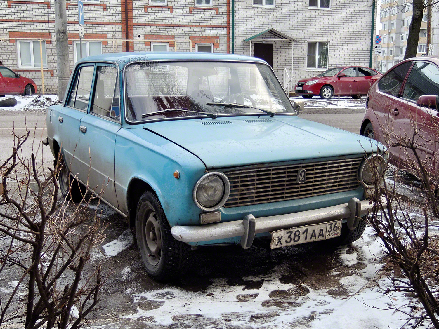х 381 аа 36, Lada (VAZ) 2101 2101, 1970–1983