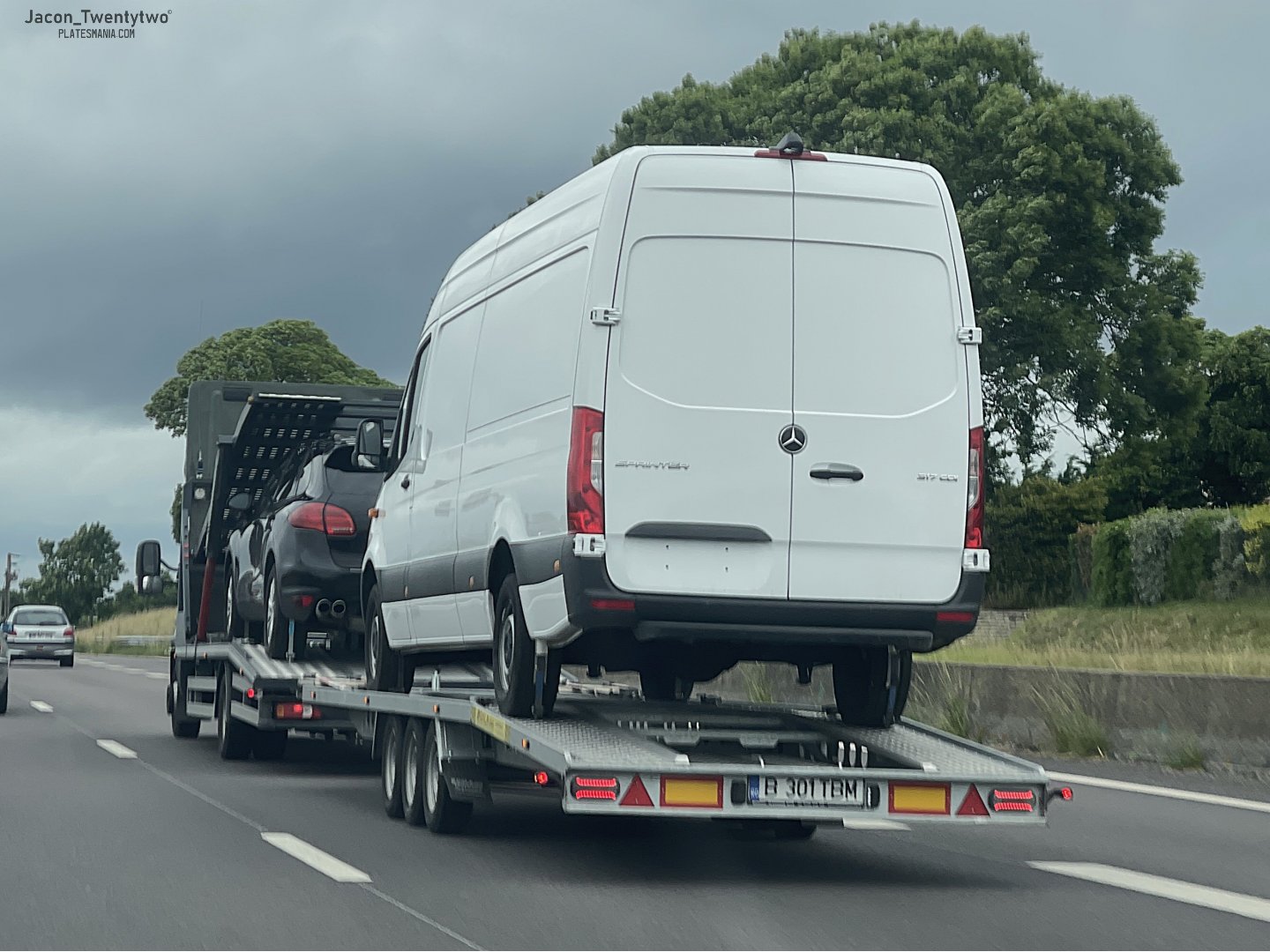 B 301 TBM, Regular plates 