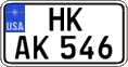 Federal license plates, US Army in Germany