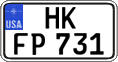 Federal license plates, US Army in Germany