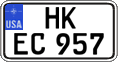 Federal license plates, US Army in Germany