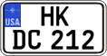 Federal license plates, US Army in Germany