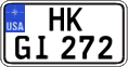 Federal license plates, US Army in Germany