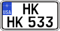 Federal license plates, US Army in Germany