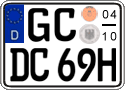 German license plate, Seasonal plates (Oldtimers)