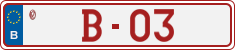 License plate of Belgium, Vanity Plates (2014)