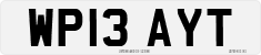 License plate of the United Kingdom, 2001 year system
