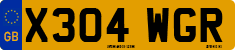 License plate of the United Kingdom, 1983 year system