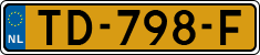 License plate of the Netherlands, Cars