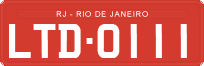 License plate of Brazil, Commercial vehicles (1990)