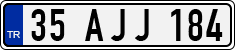 License plate of Turkey, Regular plates