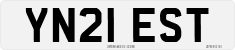 License plate of the United Kingdom, 2001 year system