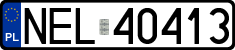 License plates of Poland, Regular car plates