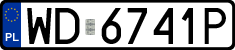 License plates of Poland, Regular car plates