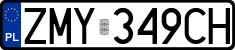 License plates of Poland, Regular car plates