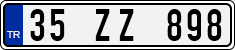 License plate of Turkey, Regular plates