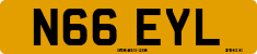 License plate of the United Kingdom, 1983 year system