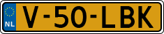 License plate of the Netherlands, Light Commercial Vehicles (1994 system)