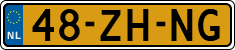 License plate of the Netherlands, Cars
