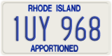Rhode Island, Apportioned