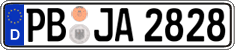 German license plate, Regular plates