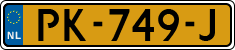 License plate of the Netherlands, Cars