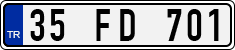 License plate of Turkey, Regular plates
